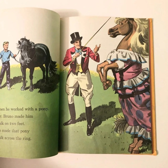 Vtg 1963 Little Black Goes to the Circus  HC Books Walter Farley - Picture 13 of 16